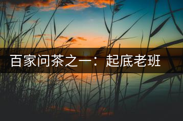 百家問茶之一：起底老班章