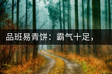 品班易青餅：霸氣十足，母儀天下