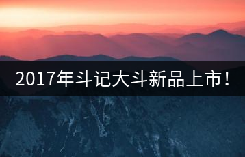 2017年斗記大斗新品上市！