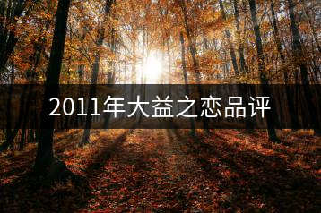 2011年大益之戀品評