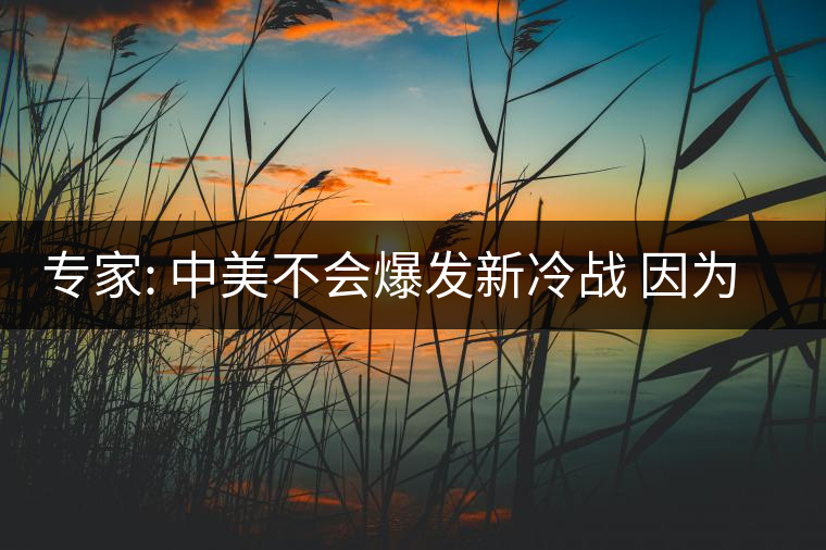 專家: 中美不會(huì)爆發(fā)新冷戰(zhàn) 因?yàn)槊绹?guó)沒(méi)那能力