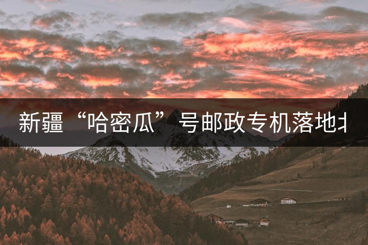 新疆“哈密瓜”號郵政專機(jī)落地北京，243種哈密瓜你見過嗎？