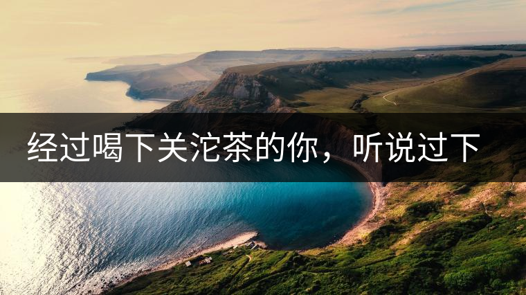 經(jīng)過(guò)喝下關(guān)沱茶的你，聽(tīng)說(shuō)過(guò)下關(guān)茶磚嗎?經(jīng)過(guò)喝下關(guān)沱茶的你，聽(tīng)說(shuō)過(guò)下關(guān)茶磚嗎？
