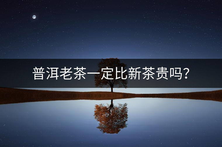 普洱老茶一定比新茶貴嗎？