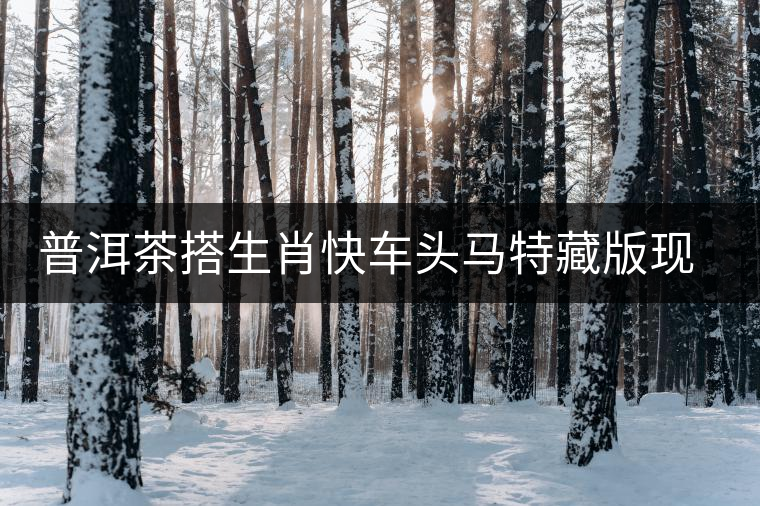 普洱茶搭生肖快車頭馬特藏版現(xiàn)身?？谑袌? /></p><p>近年來，普洱茶以其多效的保健功能和極具收藏價值的茶品特性，不僅成為茶葉領(lǐng)域高端產(chǎn)品的代名詞，同時也占領(lǐng)了高端禮品及收藏品市場一隅，成為集文化、生態(tài)、保健、收藏價值于一身的特別商品。1月18日，大益茶業(yè)集團馬年生肖茶——英雄駿馬“頭馬特藏版”推廣品鑒會在?？诼≈嘏e行，受到了收藏及品茶愛好者的關(guān)注。</p>
<p><span id=