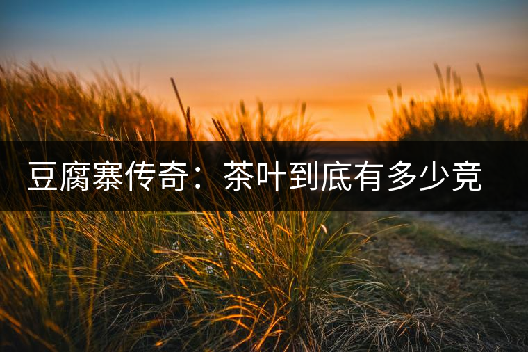 豆腐寨傳奇：茶葉到底有多少競爭者？