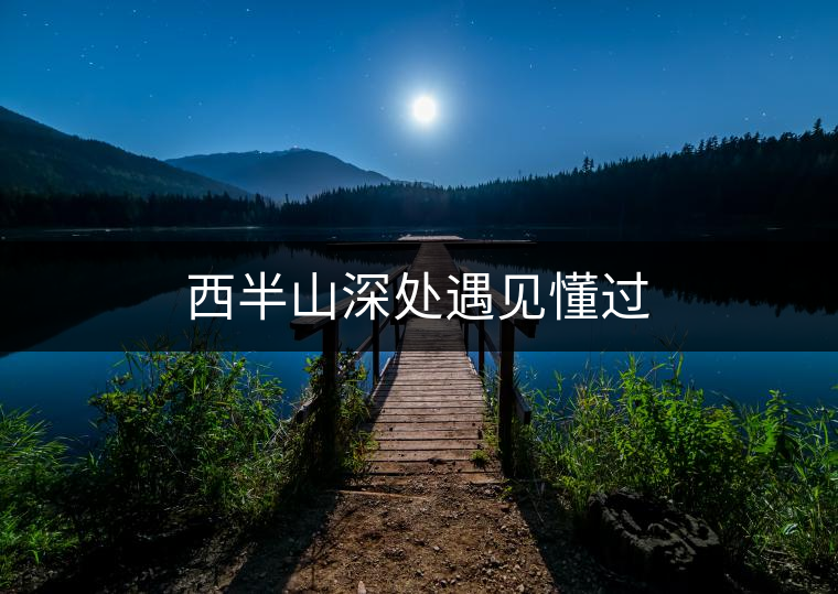 西半山深處遇見(jiàn)懂過(guò)