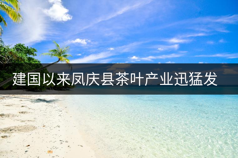 建國以來鳳慶縣茶葉產(chǎn)業(yè)迅猛發(fā)展 建國以來鳳慶縣茶葉產(chǎn)業(yè)迅猛發(fā)展