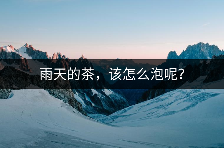 雨天的茶，該怎么泡呢？