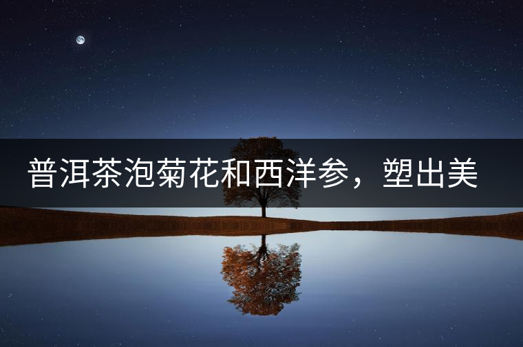 普洱茶泡菊花和西洋參，塑出美麗身材