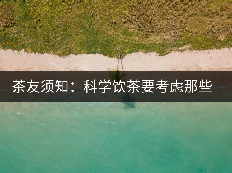 茶友須知：科學(xué)飲茶要考慮那些因素？