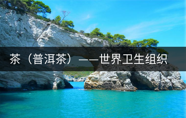 茶（普洱茶）——世界衛(wèi)生組織推薦的第一健康飲料