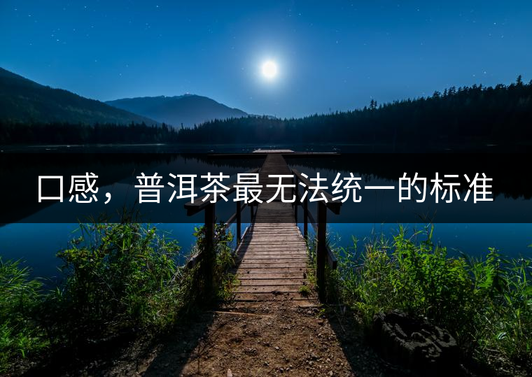 口感，普洱茶最無法統(tǒng)一的標(biāo)準(zhǔn)