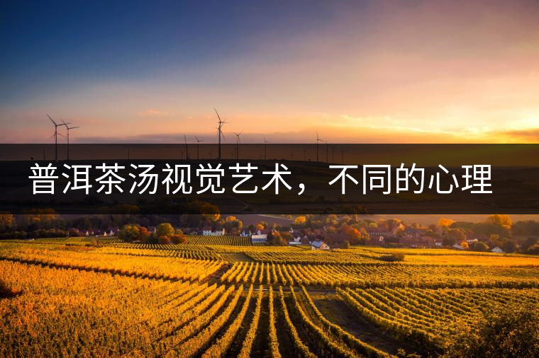 普洱茶湯視覺藝術(shù)，不同的心理享受