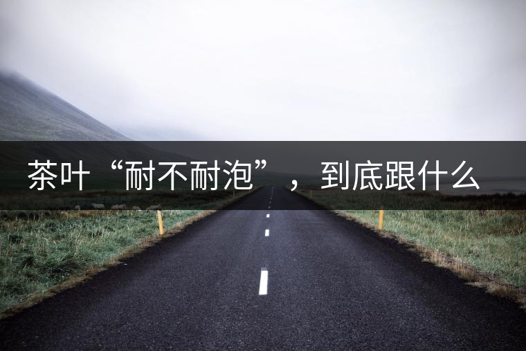 茶葉“耐不耐泡”，到底跟什么有關(guān)？