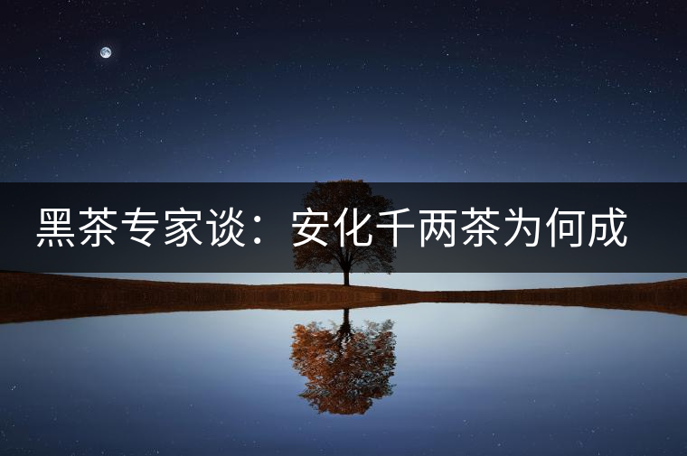 黑茶專家談：安化千兩茶為何成“世界茶王”？