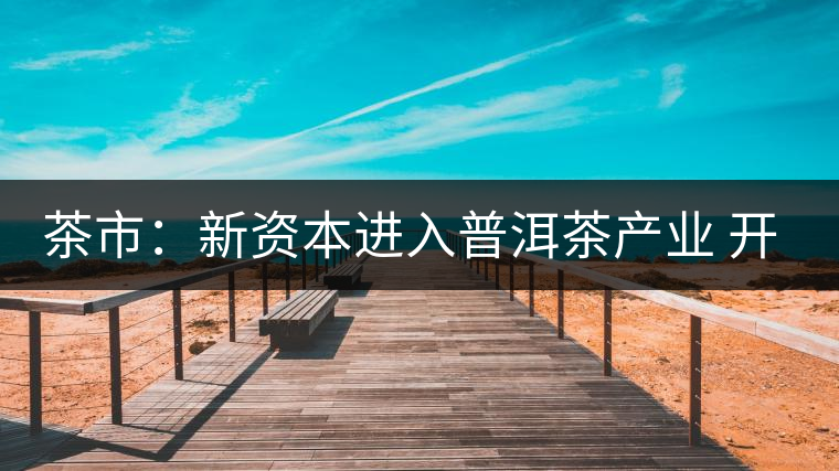茶市:新資本進(jìn)入普洱茶產(chǎn)業(yè) 開(kāi)拓大眾消費(fèi)市場(chǎng)是出路 茶市:新資本進(jìn)入普洱茶產(chǎn)業(yè) 開(kāi)拓大眾消費(fèi)市場(chǎng)是出路
