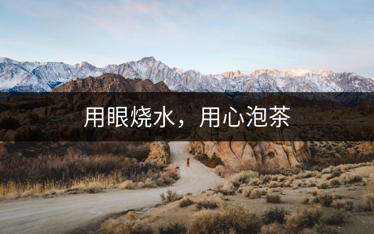 用眼燒水，用心泡茶