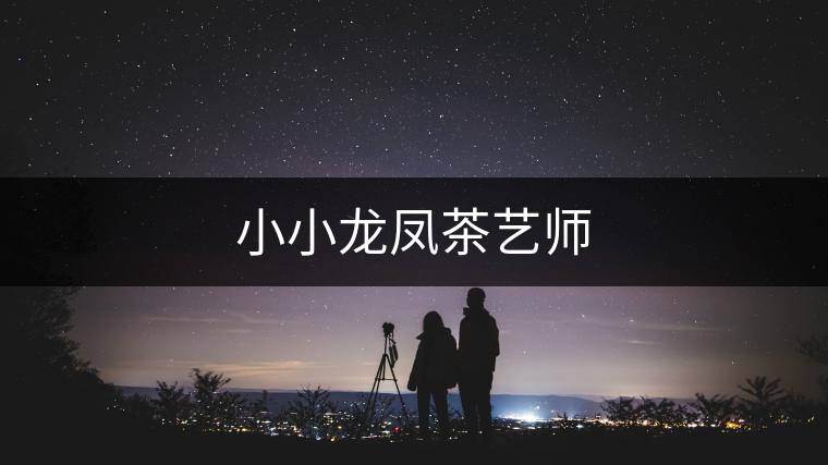 小小龍鳳茶藝師 小小龍鳳茶藝師
