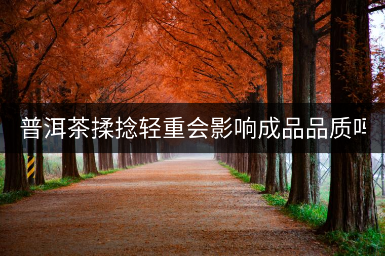 普洱茶揉捻輕重會(huì)影響成品品質(zhì)嗎？