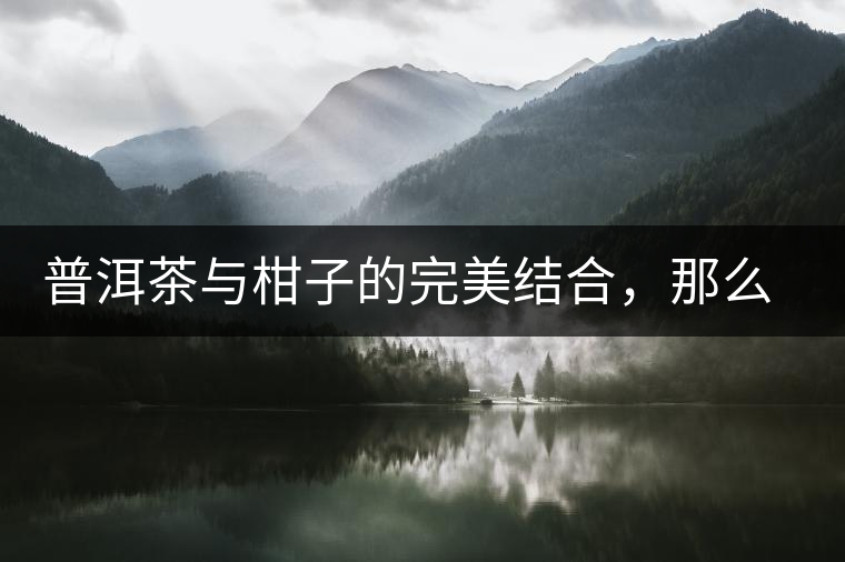 普洱茶與柑子的完美結(jié)合，那么小青柑最出色的三個(gè)功效，你可知道
