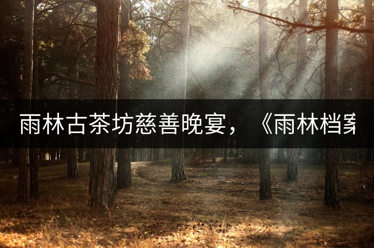 雨林古茶坊慈善晚宴，《雨林檔案·曼松》拍出106萬！