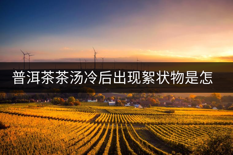 普洱茶茶湯冷后出現(xiàn)絮狀物是怎么回事？