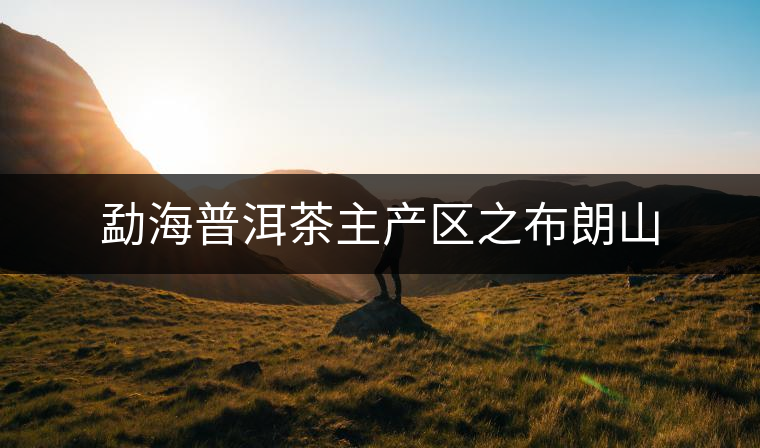 勐海普洱茶主產(chǎn)區(qū)之布朗山 勐海普洱茶主產(chǎn)區(qū)之布朗山