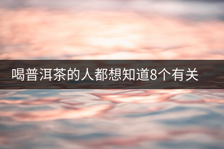 喝普洱茶的人都想知道8個有關(guān)普洱茶的問題