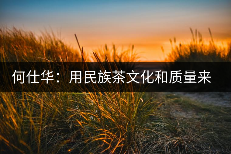 何仕華：用民族茶文化和質(zhì)量來鑄造品牌