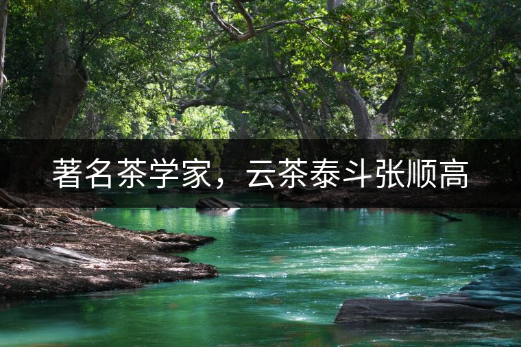 著名茶學(xué)家，云茶泰斗張順高