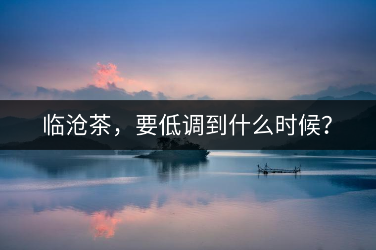 臨滄茶，要低調(diào)到什么時候？