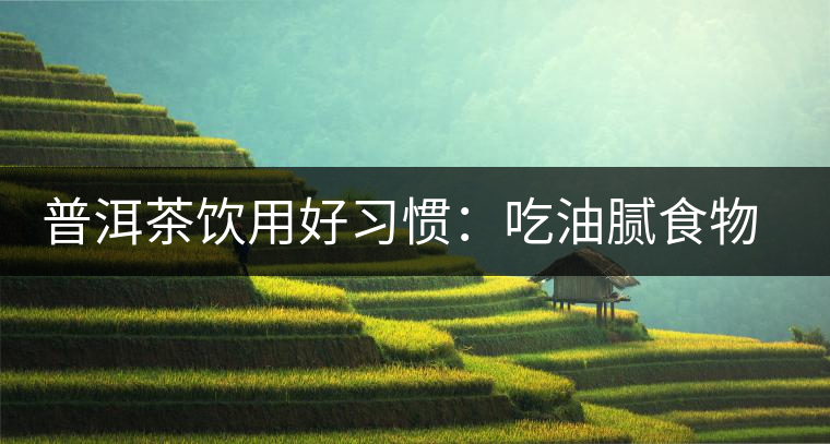 普洱茶飲用好習慣:吃油膩食物后宜飲茶 普洱茶飲用好習慣:吃油膩食物后宜飲茶