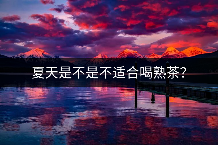 夏天是不是不適合喝熟茶？