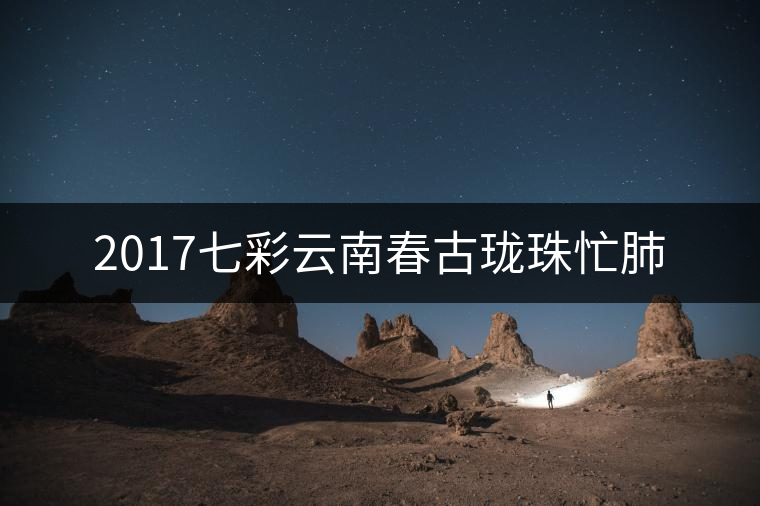 2017七彩云南春古瓏珠忙肺 2017七彩云南春古瓏珠忙肺
