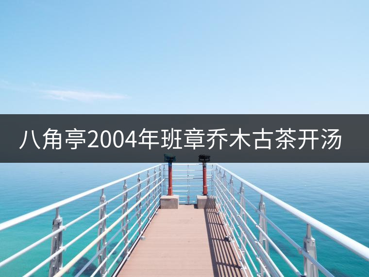 八角亭2004年班章喬木古茶開湯品鑒