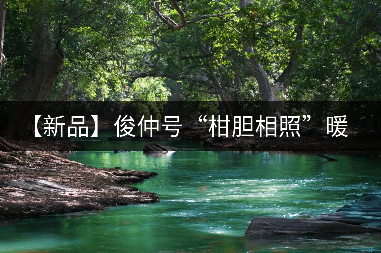 【新品】俊仲號“柑膽相照”暖心來襲！