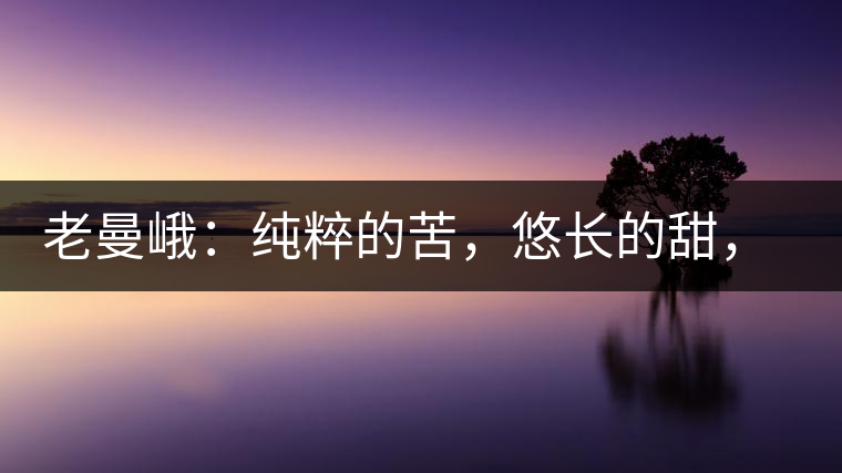 老曼峨：純粹的苦，悠長的甜，茶之本味也