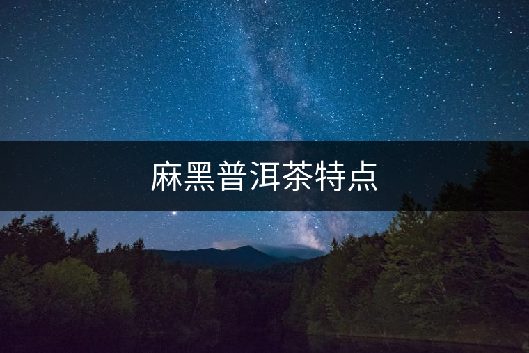 麻黑普洱茶特點