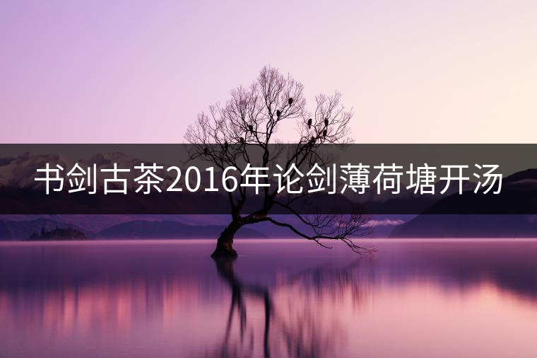 書(shū)劍古茶2016年論劍薄荷塘開(kāi)湯 書(shū)劍古茶2016年論劍薄荷塘開(kāi)湯
