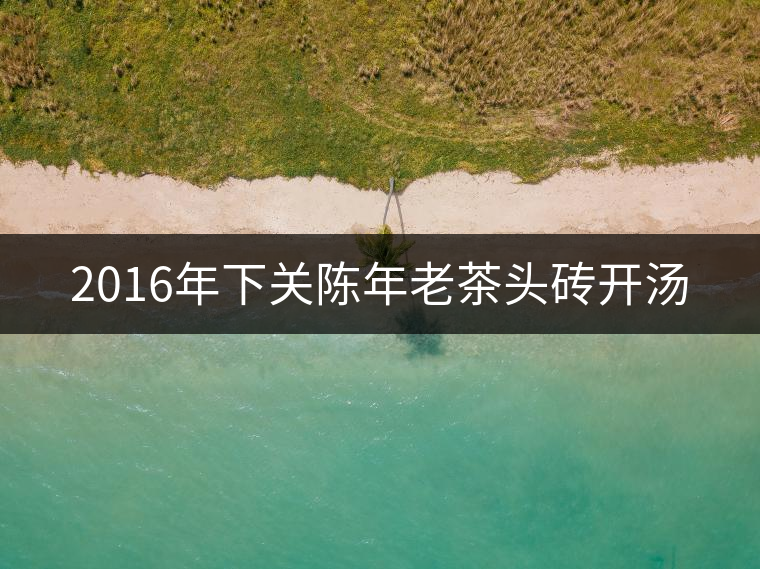 2016年下關(guān)陳年老茶頭磚開(kāi)湯 2016年下關(guān)陳年老茶頭磚開(kāi)湯