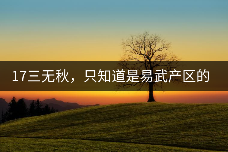 17三無(wú)秋，只知道是易武產(chǎn)區(qū)的非常鮮爽