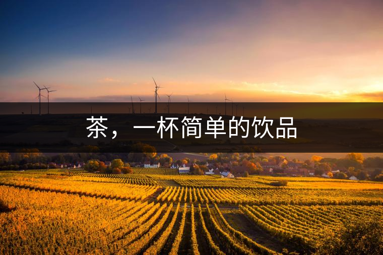 茶，一杯簡(jiǎn)單的飲品