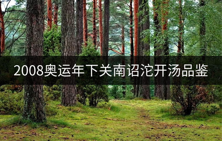 2008奧運(yùn)年下關(guān)南詔沱開湯品鑒 2008奧運(yùn)年下關(guān)南詔沱開湯品鑒