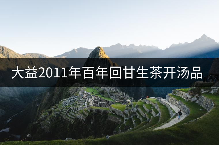 大益2011年百年回甘生茶開(kāi)湯品鑒 大益2011年百年回甘生茶開(kāi)湯品鑒