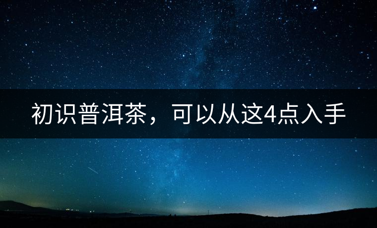 初識(shí)普洱茶，可以從這4點(diǎn)入手