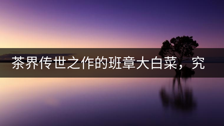 茶界傳世之作的班章大白菜，究竟有什么大來頭？