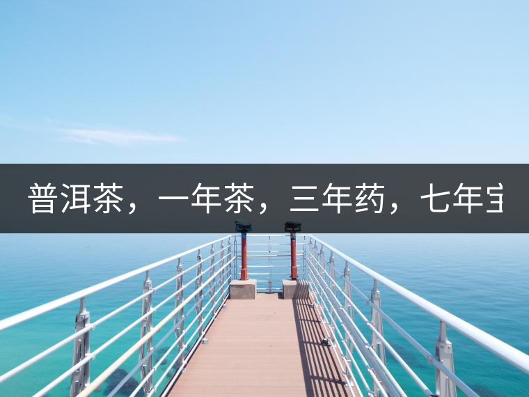 普洱茶，一年茶，三年藥，七年寶2020年為自己存點好茶