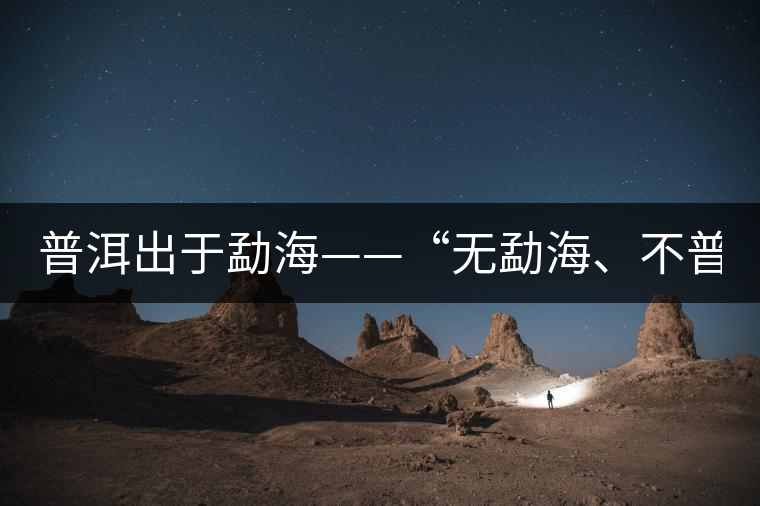 普洱出于勐?！盁o勐海、不普洱”