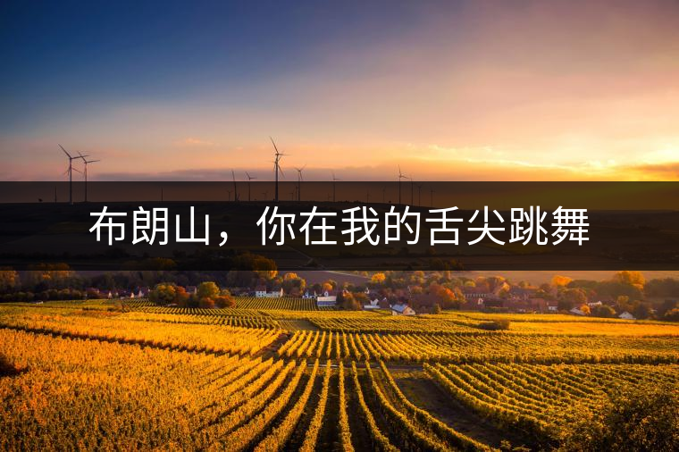 布朗山，你在我的舌尖跳舞